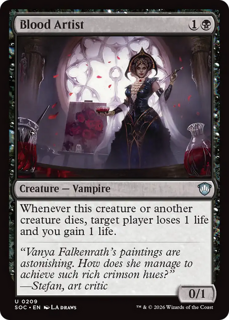 Magic: The Gathering - Blood Artist - Secrets of Strixhaven Commander