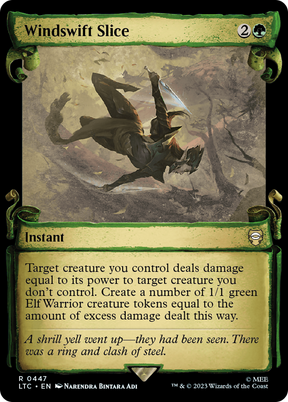 Magic: The Gathering - Windswift Slice Foil - Tales of Middle-earth Commander