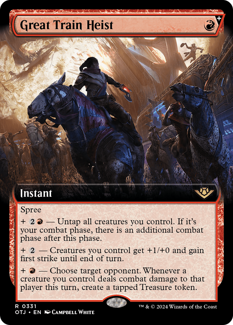 Magic: The Gathering - Great Train Heist Foil - Outlaws of Thunder Junction