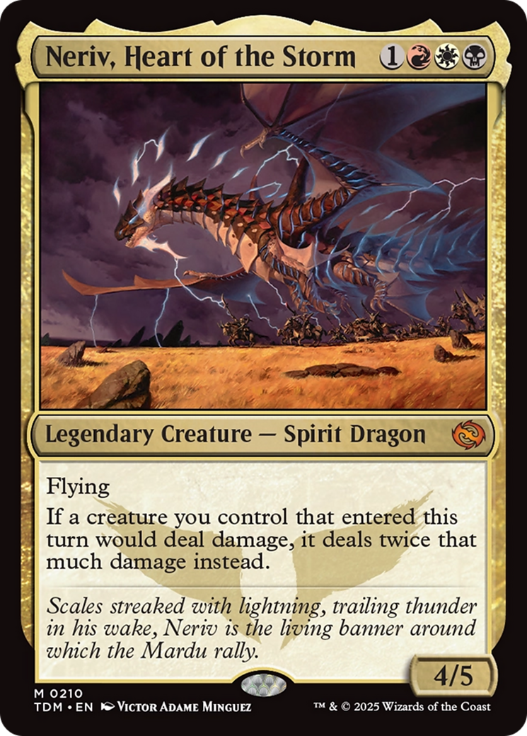 Magic: The Gathering - Neriv, Heart of the Storm Foil - Tarkir: Dragonstorm