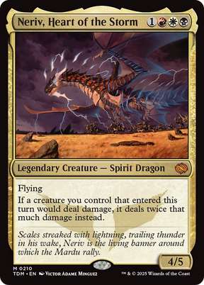 Magic: The Gathering - Neriv, Heart of the Storm Foil - Tarkir: Dragonstorm