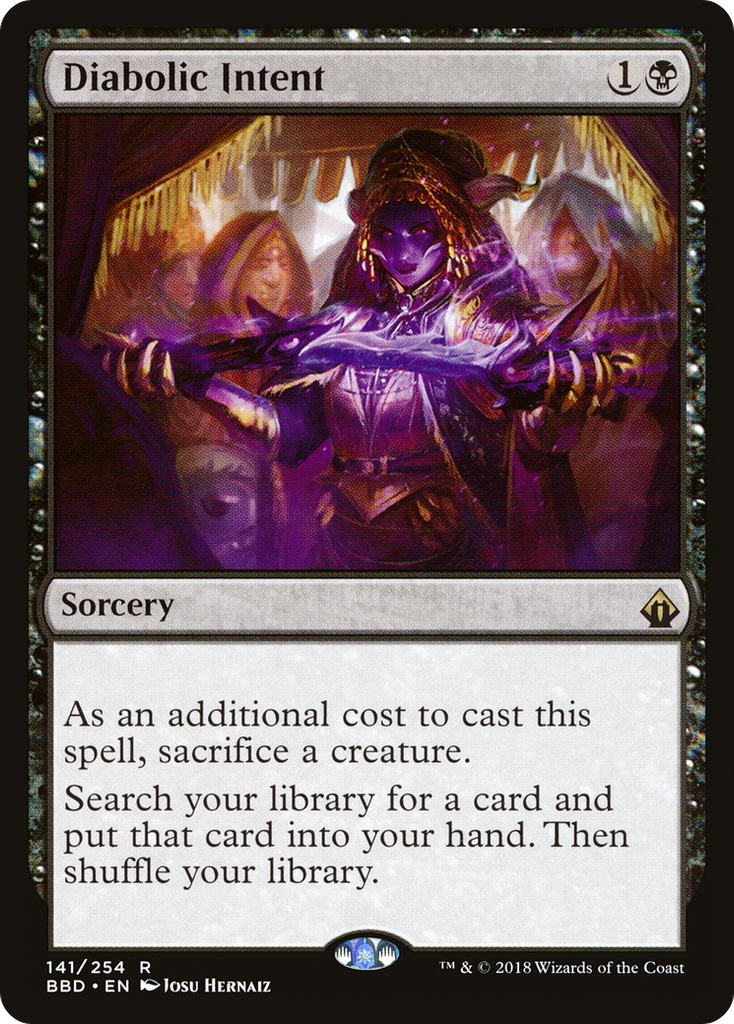 Magic: The Gathering - Diabolic Intent Foil - Battlebond