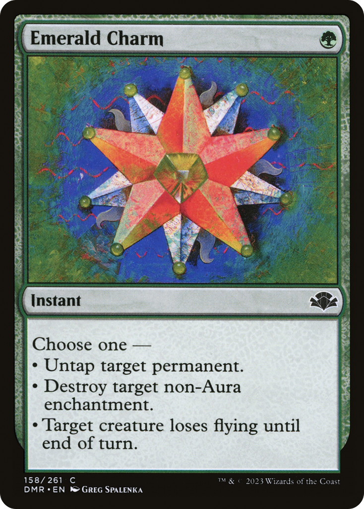 Magic: The Gathering - Emerald Charm Foil - Dominaria Remastered