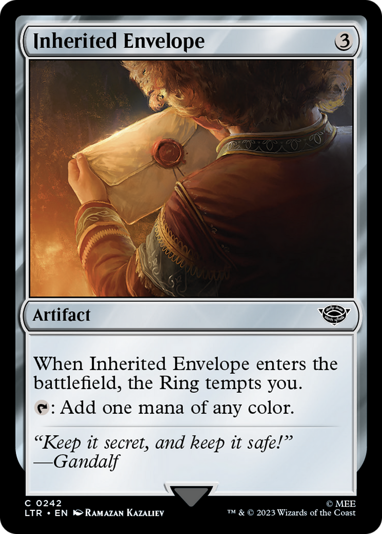 Magic: The Gathering - Inherited Envelope Foil - The Lord of the Rings: Tales of Middle-earth