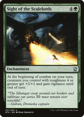 Magic: The Gathering - Sight of the Scalelords Foil - Dragons of Tarkir