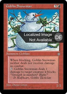Magic: The Gathering - Goblinschneemann - Ice Age