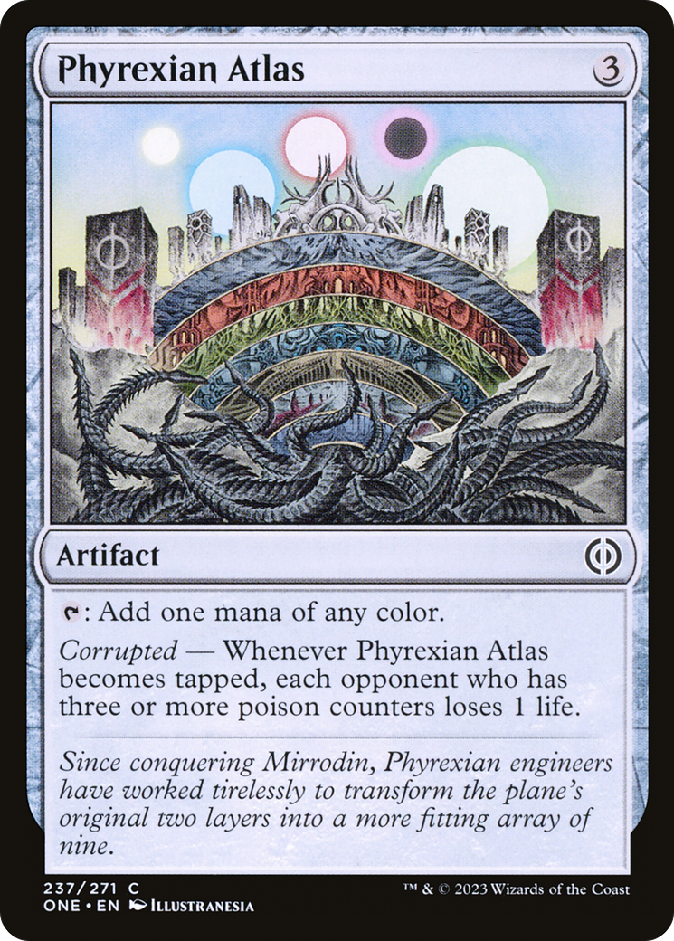 Magic: The Gathering - Phyrexian Atlas Foil - Phyrexia: All Will Be One