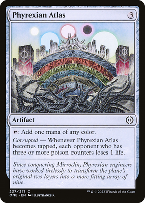 Magic: The Gathering - Phyrexian Atlas Foil - Phyrexia: All Will Be One