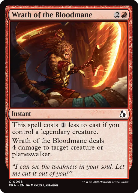 Magic: The Gathering - Wrath of the Bloodmane - Reality Fracture
