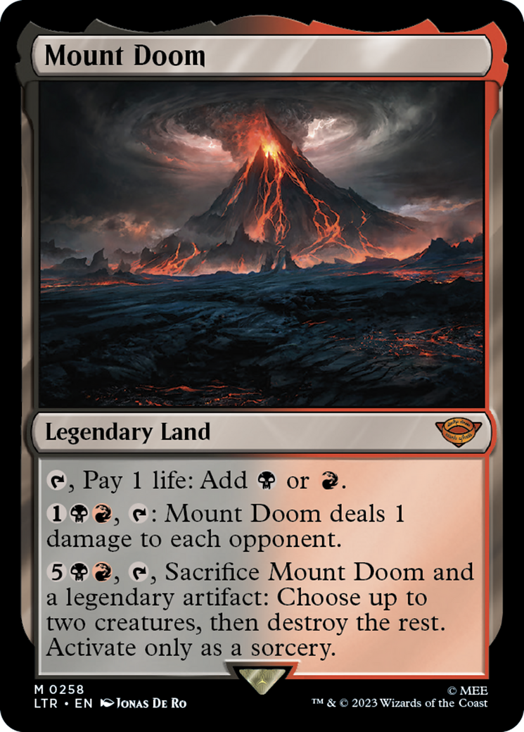 Magic: The Gathering - Mount Doom - The Lord of the Rings: Tales of Middle-earth