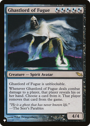 Magic: The Gathering - Ghastlord of Fugue - The List