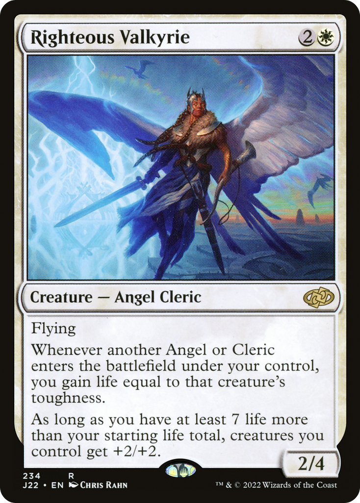 Magic: The Gathering - Righteous Valkyrie - Jumpstart 2022