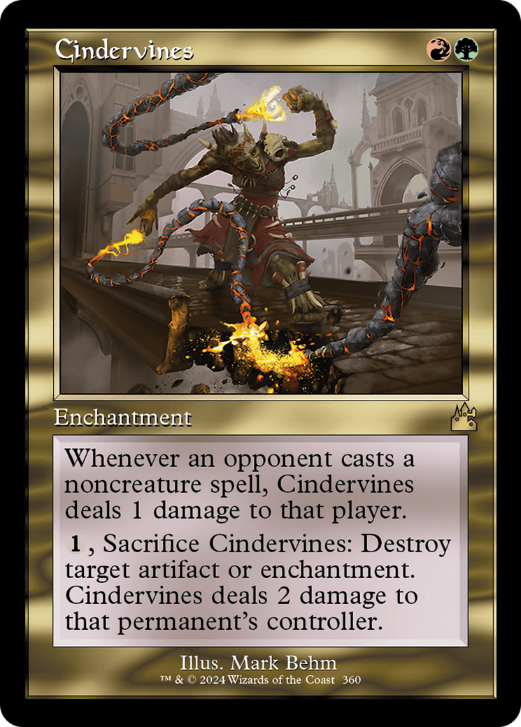Magic: The Gathering - Cindervines - Ravnica Remastered