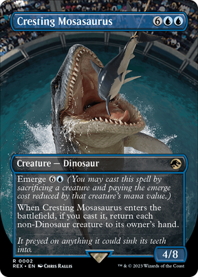 Magic: The Gathering - Cresting Mosasaurus - Jurassic World Collection