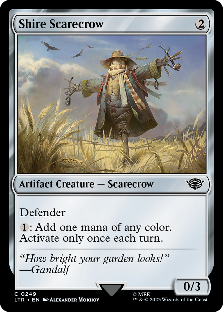 Magic: The Gathering - Shire Scarecrow Foil - The Lord of the Rings: Tales of Middle-earth