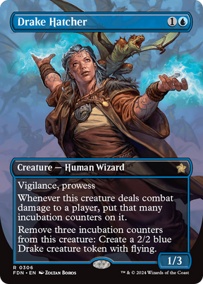 Magic: The Gathering - Drake Hatcher Foil - Foundations