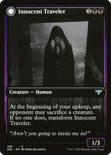 Magic: The Gathering - Innocent Traveler // Malicious Invader Foil - Innistrad: Double Feature