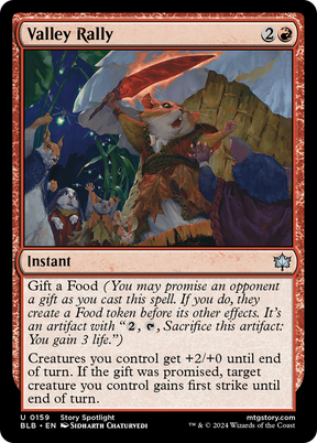 Magic: The Gathering - Valley Rally Foil - Bloomburrow