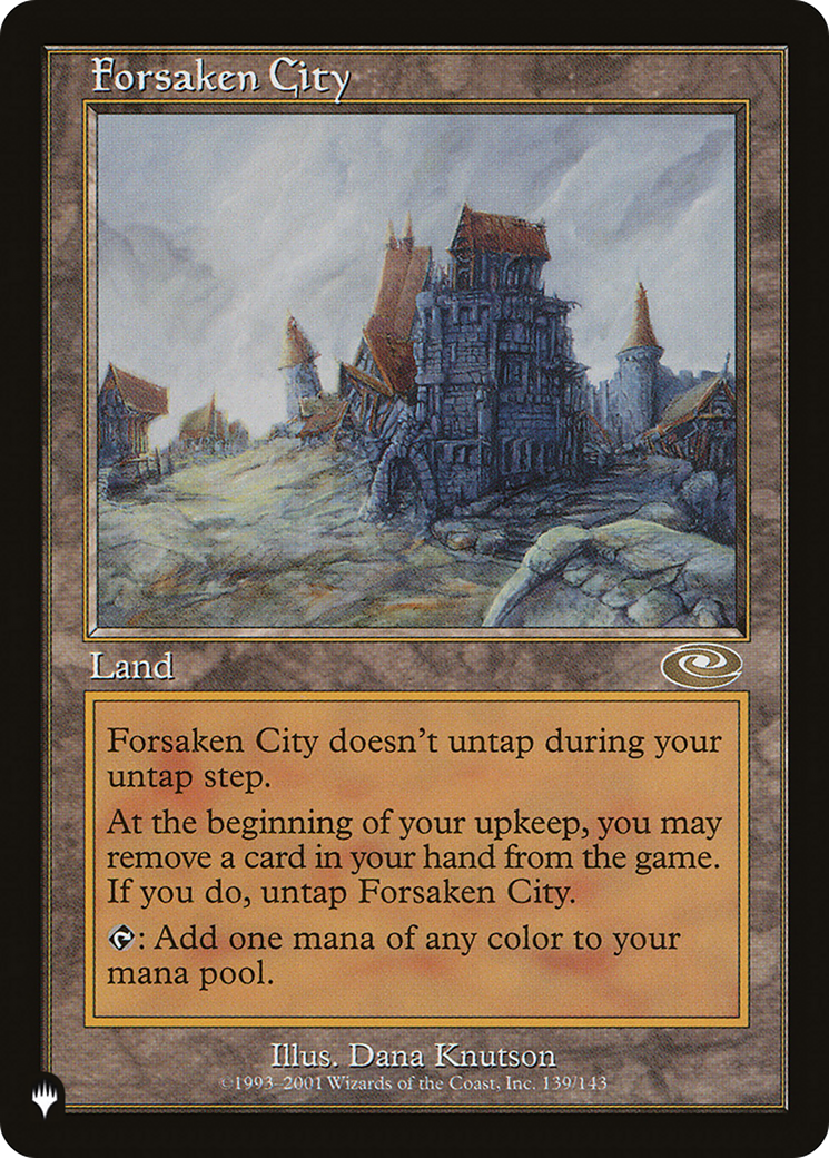 Magic: The Gathering - Forsaken City - The List