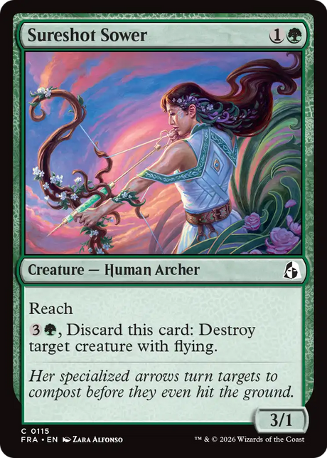 Magic: The Gathering - Sureshot Sower Foil - Reality Fracture