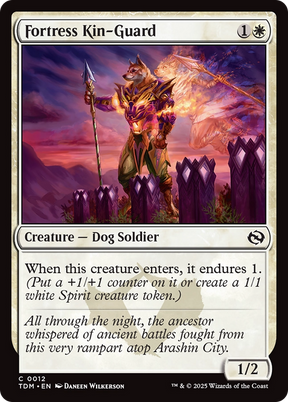 Magic: The Gathering - Fortress Kin-Guard - Tarkir: Dragonstorm