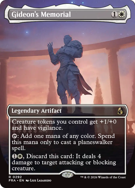 Magic: The Gathering - Gideon's Memorial Foil - Reality Fracture