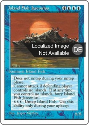 Magic: The Gathering - Inselfisch Jasconius - Fourth Edition