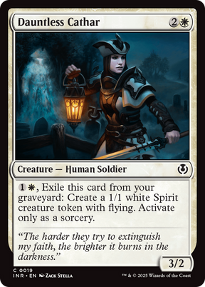 Magic: The Gathering - Dauntless Cathar Foil - Innistrad Remastered