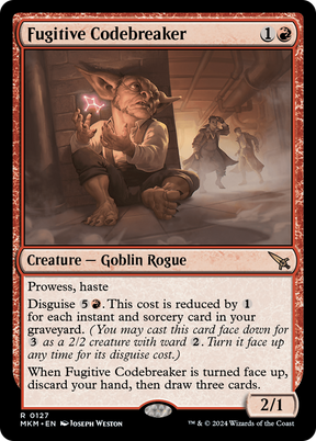 Magic: The Gathering - Fugitive Codebreaker Foil - Murders at Karlov Manor