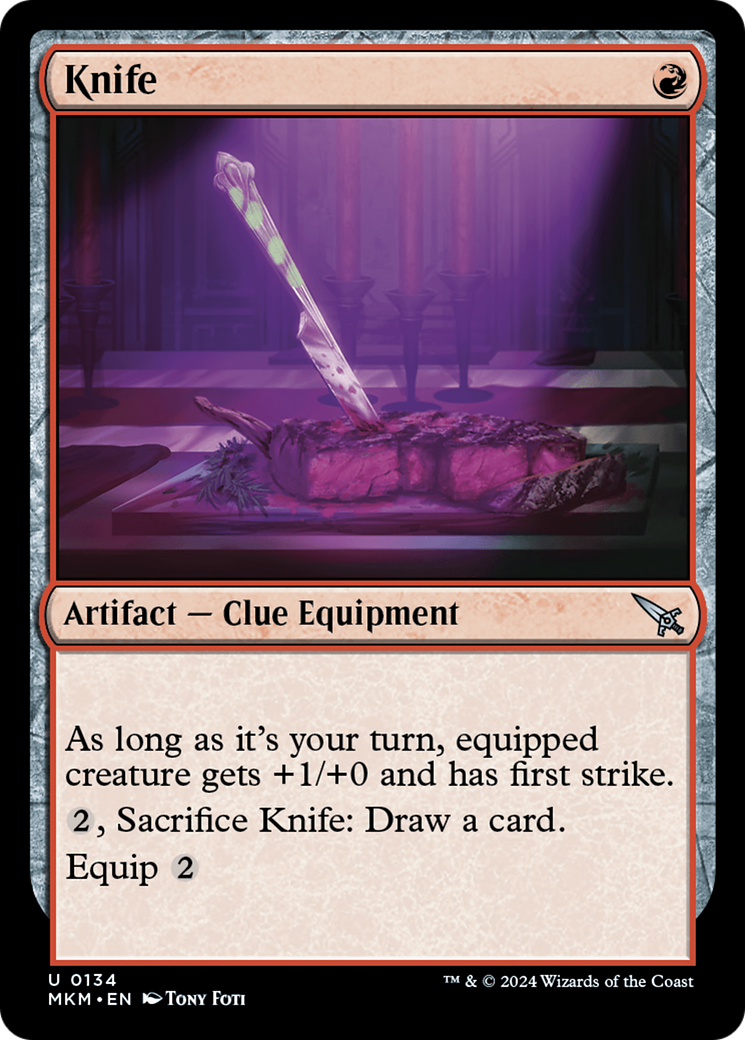 Magic: The Gathering - Knife Foil - Murders at Karlov Manor