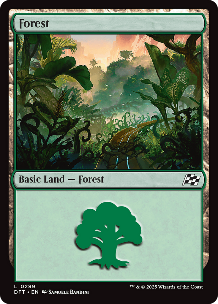 Magic: The Gathering - Forest - Aetherdrift