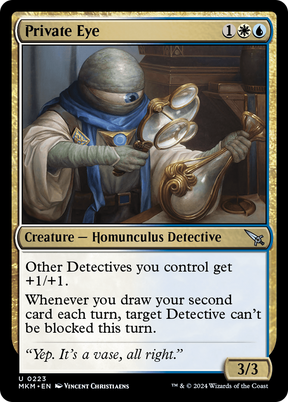 Magic: The Gathering - Private Eye Foil - Murders at Karlov Manor
