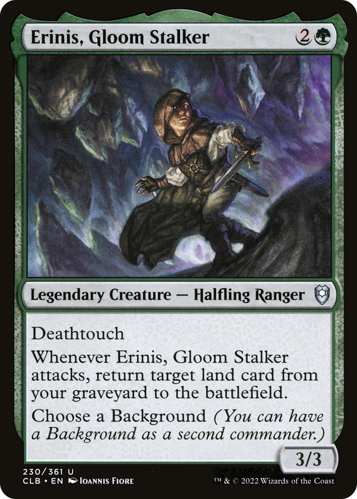 Magic: The Gathering - Erinis, Gloom Stalker - Commander Legends: Battle for Baldur's Gate