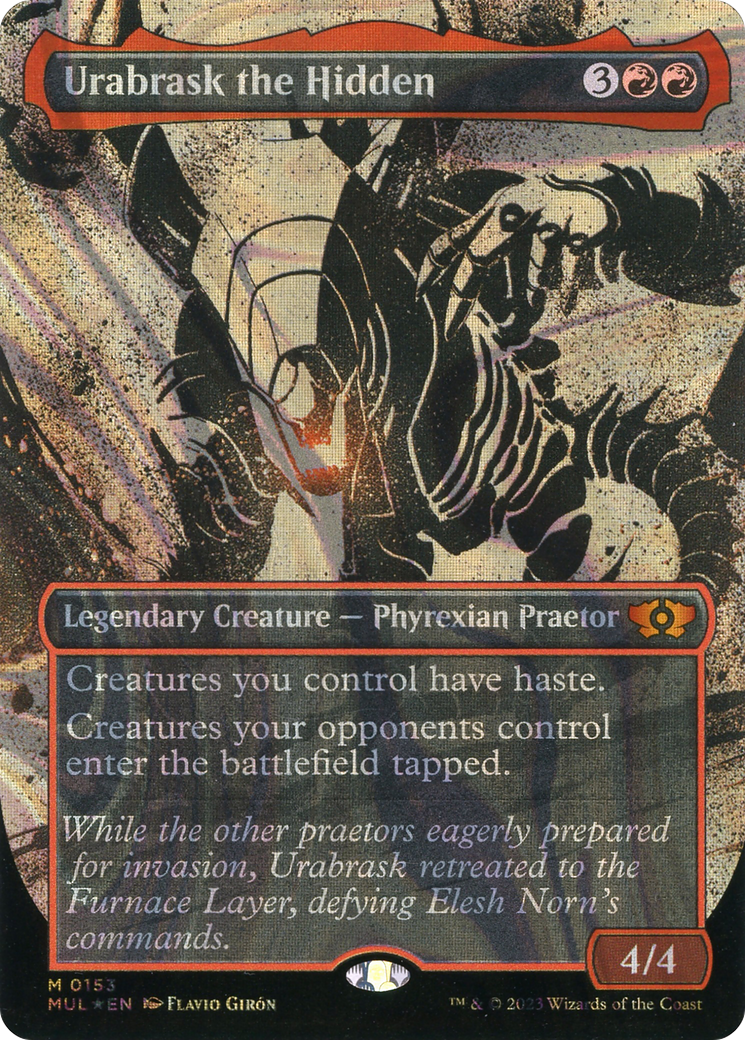 Magic: The Gathering - Urabrask the Hidden Foil - Multiverse Legends