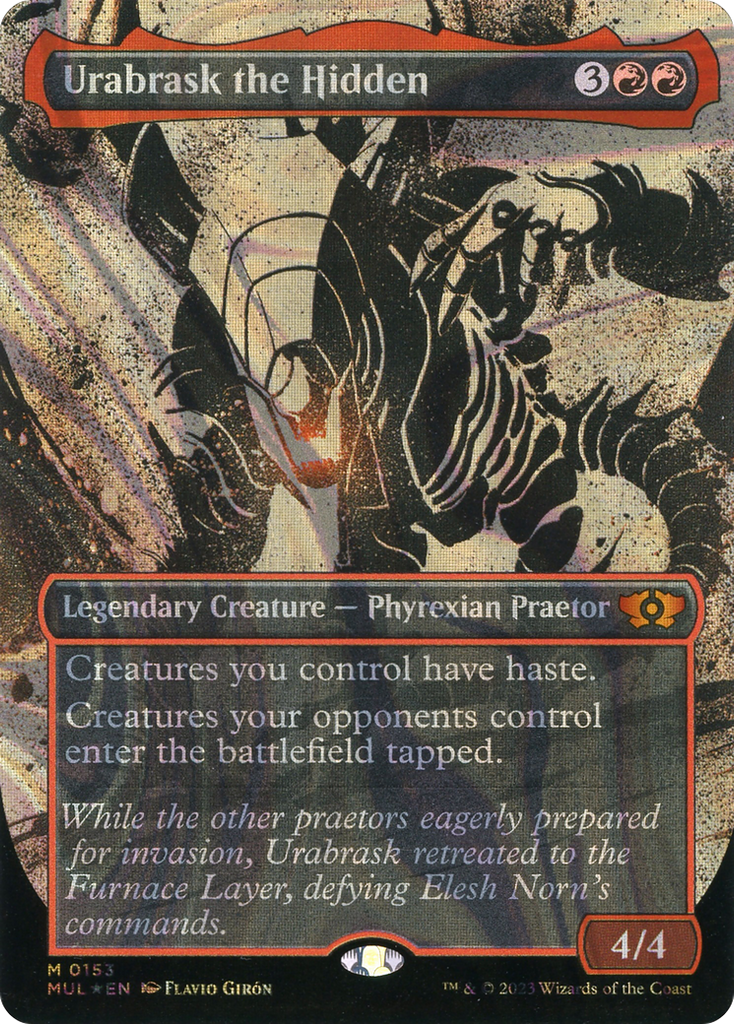 Magic: The Gathering - Urabrask the Hidden Foil - Multiverse Legends