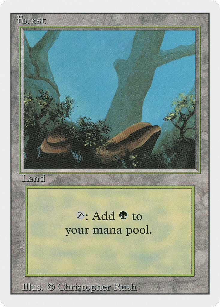 Magic: The Gathering - Forest - Revised Edition