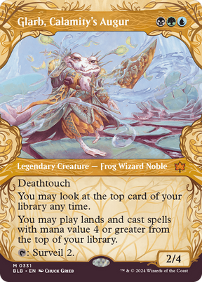 Magic: The Gathering - Glarb, Calamity's Augur Foil - Bloomburrow