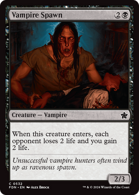 Magic: The Gathering - Vampire Spawn - Foundations