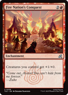 Magic: The Gathering - Fire Nation's Conquest Foil - Avatar: The Last Airbender Eternal