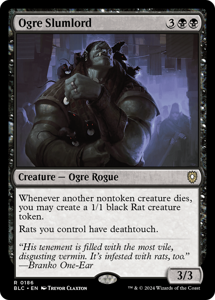 Magic: The Gathering - Ogre Slumlord - Bloomburrow Commander