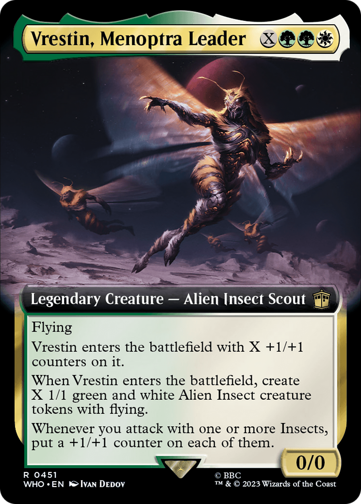 Magic: The Gathering - Vrestin, Menoptra Leader - Doctor Who