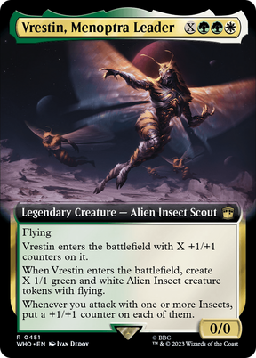 Magic: The Gathering - Vrestin, Menoptra Leader - Doctor Who