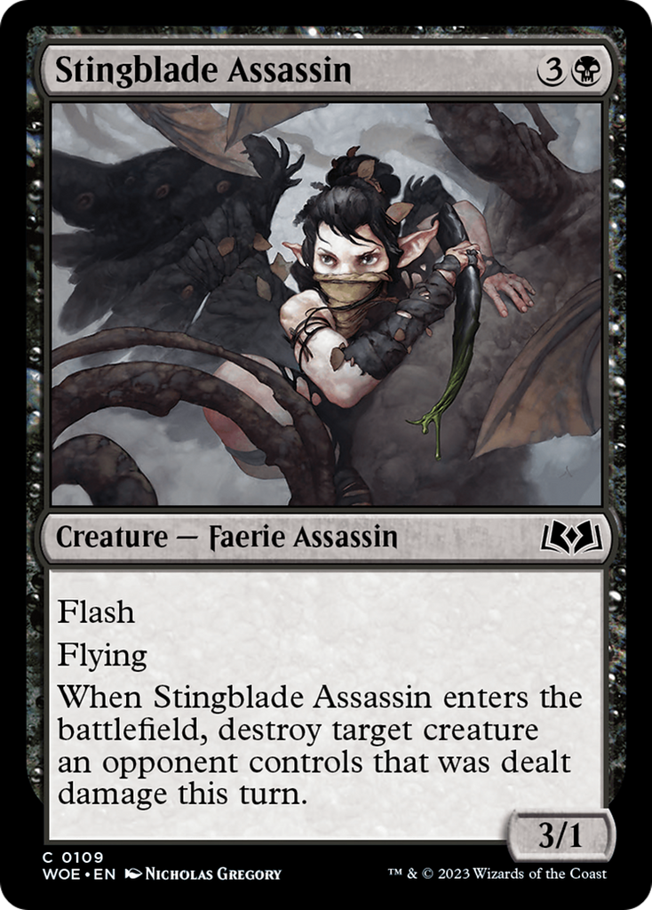 Magic: The Gathering - Stingblade Assassin - Wilds of Eldraine