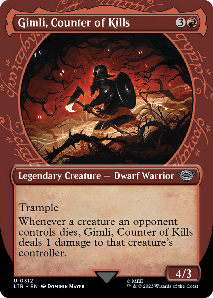 Magic: The Gathering - Gimli, Counter of Kills Foil - The Lord of the Rings: Tales of Middle-earth