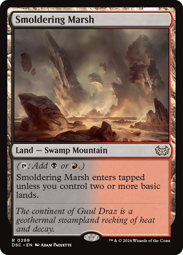 Magic: The Gathering - Smoldering Marsh - Duskmourn: House of Horror Commander