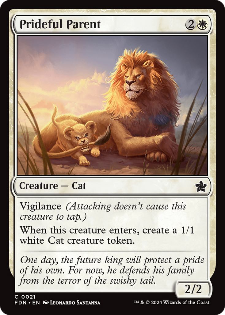 Magic: The Gathering - Prideful Parent Foil - Foundations