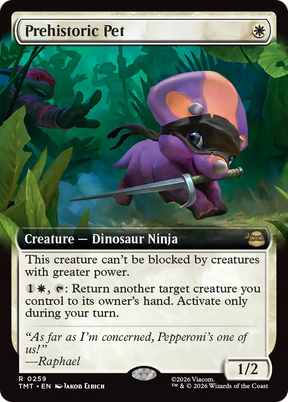 Magic: The Gathering - Prehistoric Pet - Teenage Mutant Ninja Turtles