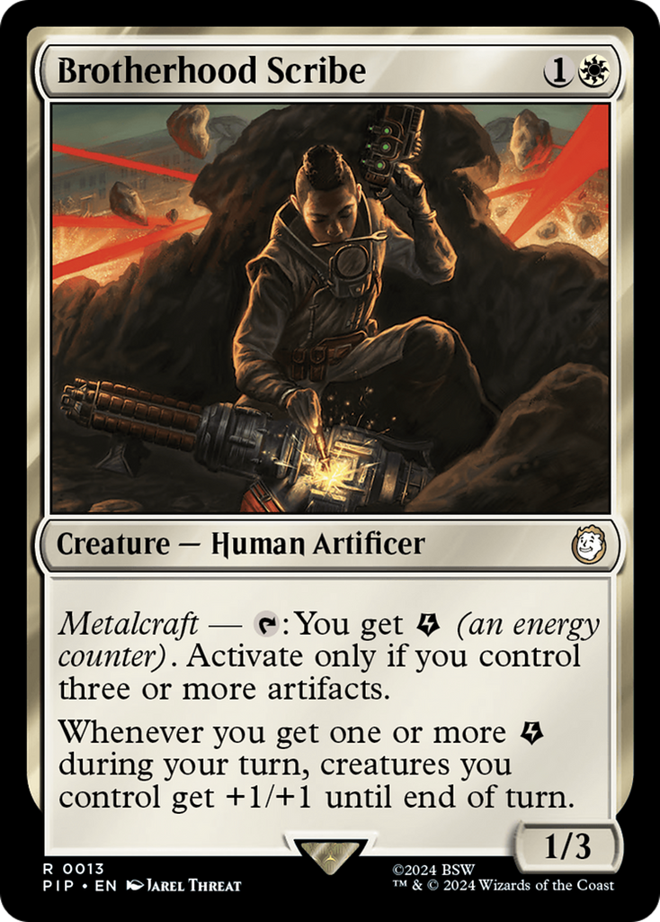 Magic: The Gathering - Brotherhood Scribe - Fallout