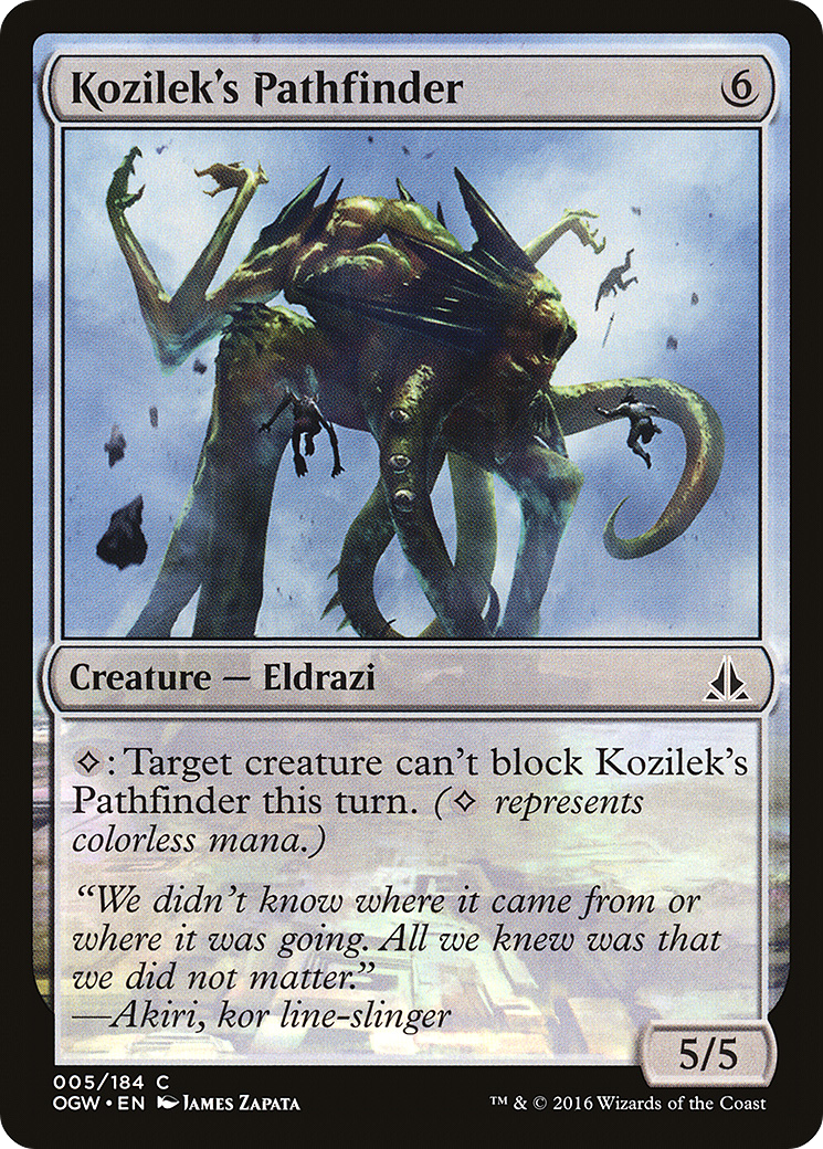 Magic: The Gathering - Kozilek's Pathfinder Foil - Oath of the Gatewatch