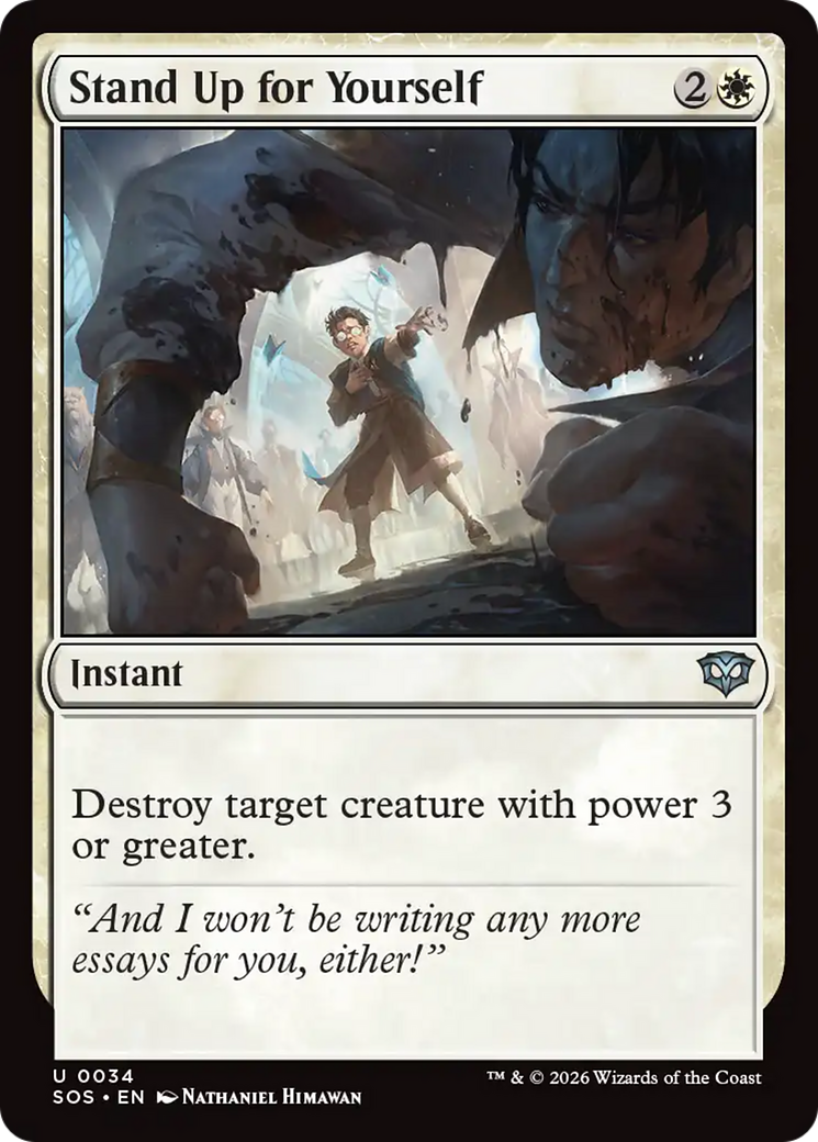 Magic: The Gathering - Stand Up for Yourself - Secrets of Strixhaven